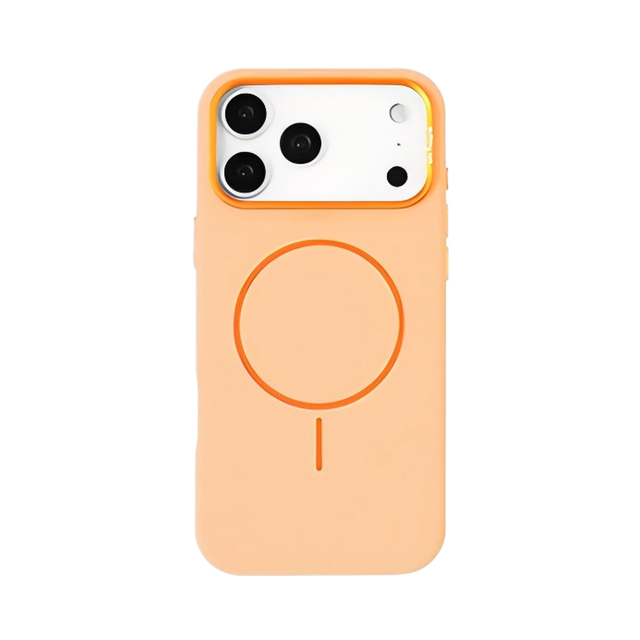 Hot Sale Slim Magnetic Opp Bag Packaged Frosted Wireless Charging Liquid Silicone Phone Case for iPhone 17 Air Pro Max