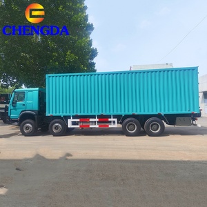 Новый грузовик Sinotruk Howo 8x4, 12 колес, для логистических перевозок, 371 л.с., 400 л.с., 430 л.с., тяжелый, 40, 60, 80 тонн, фургон-бокс, грузовой автомобиль, лорри - Product Image 1