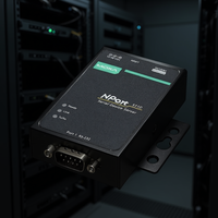 Módulo de E/S Ethernet Industrial Moxa NPort 5110, Servidor de Dispositivos Seriales, Puerto Ethernet 10/100M, Puerto RS232, Modelo 64499
