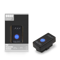 Super Mini ELM327 avec puce PIC18F25K80 avec interrupteur d'alimentation OBD2 Scanner de diagnostic sans fil 4.0 Automotivo pour véhicules universels