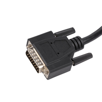 Cable de diagnóstico OBD2 macho hembra a DB 26P F 16 Pines de 16 pines M a DB 26 hembra OBDII CarIest para interfaz VGA de diagnóstico DIY