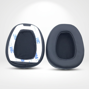 Coussinets d'oreille en peau synthétique de qualité supérieure pour Skullcandy Crusher Wireless 2.0, coussinets renforcés avec coutures renforcées, casque Evo - Product Image 2