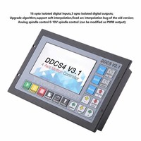Controlador de Movimiento CNC Independiente de 3/4 Ejes DDCS V3.1 V4.1 con Paro de Emergencia, Soporte para Volante Electrónico y Código G