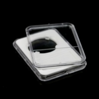 Boîte en plastique pour pièces de monnaie certifiées PCGS avec autocollant de sécurité holographique personnalisé, étiquette de sécurité, porte-pièces