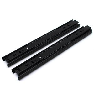 35mm Wide Silent <b>Drawer</b> Slide Rail For <b>Desk</b> And <b>Drawers</b> Cold Rolled Steel Minimalist Design - Product Image 4