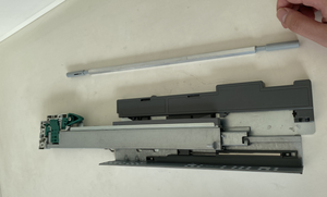 Glissières de <span class=keywords><strong>tiroir</strong></span> industrielles dissimulées à fermeture amortie AOLISHENG FK330, épaisseur 18 mm, rail triple caché pour cuisine et <span class=keywords><strong>atelier</strong></span> - Product Image 5