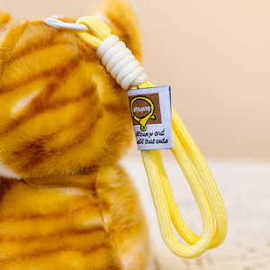 En gros Porte-clés en peluche chaton moelleux avec billes lestées à l'intérieur, breloque de sac en peluche mignonne, jouet en peluche, cadeau créatif pour enfants - Product Image 5