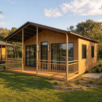 Villa de luxe moderne préfabriquée sur mesure de 20, 30 ou 40 pieds, chambre d'hôtel, maison modulaire préfabriquée, maison conteneur en acier extensible