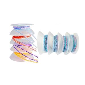 Bandes élastiques orthodontiques en caoutchouc accessoire de blanchiment des dents multi-usages avec accolades dentaires à chaîne de puissance de couleur contrastée - Product Image 1