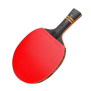 Gran oferta, 2 uds., murciélagos de ping pong profesionales, juego de raqueta de tenis de mesa profesional con 3 bolas de madera y goma - Product Image 1