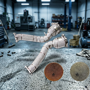 ท่อระบายไอเสียสำหรับกีฬาไอเสีย csz สำหรับปอร์เช่คาเยนน์958เทอร์โบ <span class=keywords><strong>S</strong></span> <span class=keywords><strong>4.8</strong></span> <span class=keywords><strong>V8</strong></span>ไหลสูง - Product Image 1