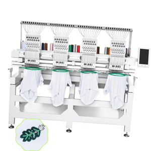 Máquina de Bordar Computarizada de Cuatro Cabezas Nueva de 12/15 Agujas de Bajo <span class=keywords><strong>Precio</strong></span> de Fábrica China Huimei - Product Image 1