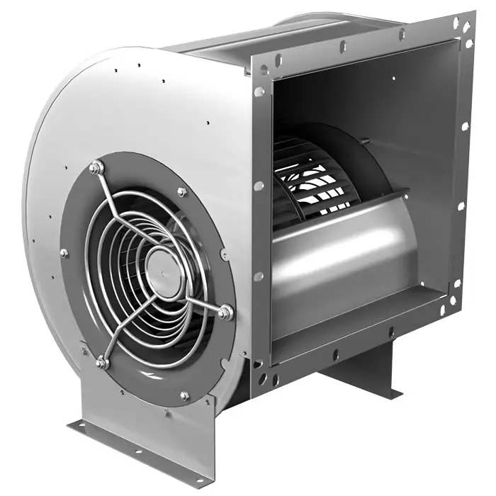 İleri eğimli santrifüj fanlar çift girişli harici Rotor Motor üfleyici 240V 2500 cfm