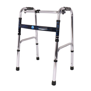 Déambulateur pliant en alliage d'aluminium pour personnes âgées, aide à la rééducation et à la mobilité - Product Image 3