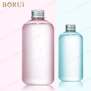 Manufacturers 300ml 500ml PET shampoo bottle plastic frosted pump bottle