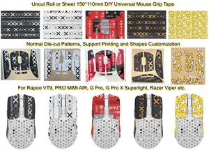 Tampons en caoutchouc souple texturés professionnels poignées poignée anti-dérapant absorbant la sueur contrôleur Grip autocollants pour contrôleur <span class=keywords><strong>ps5</strong></span> - Product Image 5