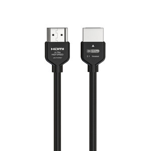 Câble HDMI Premium 4K Ultra Fin 2.0b 18 Gbps 4K 2160p 1080p HDR 48 bits Couleurs Profondes ARC Nickelé pour Moniteur - Product Image 1