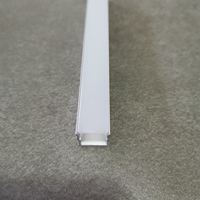 Profil de garniture de carreaux en U pour bande Led, en aluminium, pour porte de verre, escalier, cuisine, disponible en mat