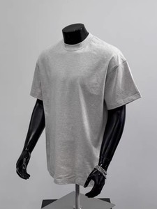 Camisetas <span class=keywords><strong>Hip</strong></span> <span class=keywords><strong>Hop</strong></span> <span class=keywords><strong>para</strong></span> <span class=keywords><strong>Hombre</strong></span>, 300gsm, 100% Algodón Tejido, Talla Grande, Transpirables, Antiarrugas, Cuello Redondo, Corte Regular - Product Image 4