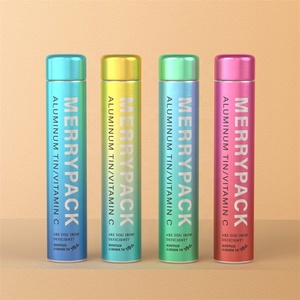 Supplement Manufacturer Aluminum Jar Super Vitamin C VC Effervescent Tablet Packaging <b>Container</b> - Product Image 3