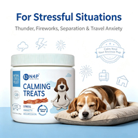 OEM ODM Calming Treats 120 Soft Chews untuk Anjing Suplemen Pereda Stres Alami dengan Dukungan Keseimbangan Suasana Hati Mengurangi Kecemasan