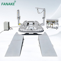 Banc de redressage de carrosserie automobile à cinq rangées, économique, pour la redressage de châssis et la réparation de carrosseries, modèle O Liner
