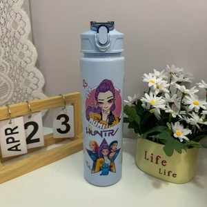 Botol Minum Anak Perempuan Lucu Motif Kartun untuk Sekolah, Portable, 700ml - Product Image 6