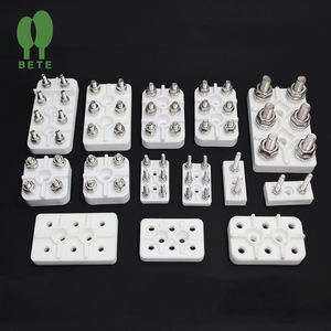 كتلة طرفية لمحرك السيراميك المزجج من الستيتيت العازل بدرجة حرارة عالية مخصصة ، كتلة طرفية لمحرك بورسلين كهربائي - Product Image 6