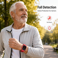 Reloj Inteligente con GPS para Personas Mayores, Red 4G Completa, Llamada de Emergencia SOS, Resistente al Agua IP67, Monitor de Frecuencia Cardíaca y Presión Arterial
