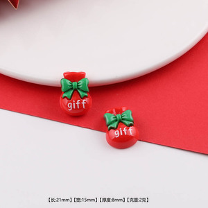 Mini Parches de Resina Navideños para Manualidades, Llaveros, Adornos para Bolsos, Accesorios de Joyería 33167 Origen Yiwu - Product Image 4