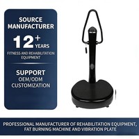 Plateforme vibrante verticale intégrale en ABS, charge maximale 180 kg, écologique, portable pour usage domestique et commercial en salle de sport, puissance 300W