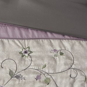 Juego de edredón de algodón DB 100%, técnicas tejidas bordadas de 7 piezas, liso para el hogar, boda, uso en Hospital, Super King - Product Image 4