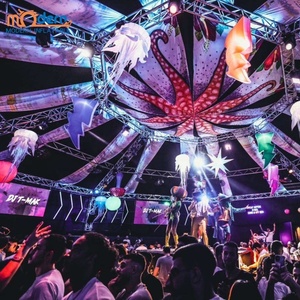 Decoración <span class=keywords><strong>de</strong></span> Escenario <span class=keywords><strong>con</strong></span> Disfraces Personalizados, Lámpara <span class=keywords><strong>de</strong></span> Globo Colgante Inflable <span class=keywords><strong>con</strong></span> Forma <span class=keywords><strong>de</strong></span> Flor <span class=keywords><strong>de</strong></span> <span class=keywords><strong>Medusa</strong></span> LED, <span class=keywords><strong>con</strong></span> Ventilador Incorporado y Luz LED - Product Image 3