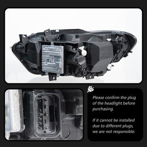 Conjunto de Faros Delanteros LED Láser para <span class=keywords><strong>BMW</strong></span> Serie 1 F20 2015-2018, Estilo M4, Hexagonales, DRL Dorados, Doble Color - Product Image 5