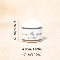 Bougie cylindrique blanche de 4,8 cm de diamètre pour l'éclairage domestique, la Saint-Valentin, les mariages, les bénédictiones religieuses