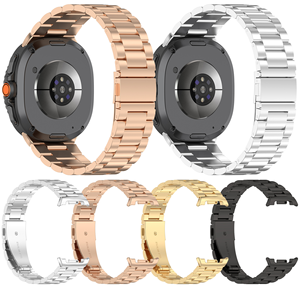 <span class=keywords><strong>Correa</strong></span> de Acero Inoxidable para Samsung <span class=keywords><strong>Galaxy</strong></span> <span class=keywords><strong>Watch</strong></span> 8 Classic <span class=keywords><strong>46mm</strong></span> Pulsera de Metal <span class=keywords><strong>Galaxy</strong></span> <span class=keywords><strong>Watch</strong></span> 8 40mm 44mm Ultra 2025 Band Correas - Product Image 2