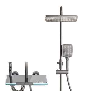 Набор для душа с ручным душем и светодиодным освещением - Product Image 1