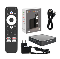 Boîtier TV Android 12 4K 2 Go 32 Go certifié Google, vente en gros d'usine, GD2 Amlogic S905Y4, double Wi-Fi 6, Smart Android TV Box