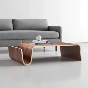 Tavolino da Caffè <span class=keywords><strong>Quadrato</strong></span> in <span class=keywords><strong>Legno</strong></span> Ecologico, Design Moderno e Semplice, Leggero e Resistente per Arredamento Soggiorno - Product Image 1
