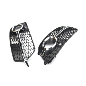 Rejilla de luz antiniebla para Audi Q5 8R0807681S ABS cromada, cubierta de malla para parachoques delantero izquierdo y derecho - Product Image 1
