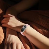 Bracelet en nylon ondulé pour Xiaomi Band 10/9/8, bracelet de montre en tissu réglable et tendance