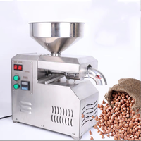 Machine de pressage à froid et à chaud automatique pour huile de tournesol, de colza, de soja, d'arachide et d'olive, en acier inoxydable, à économie d'énergie