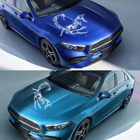 Autocollant de capot de voiture universel de haute qualité, résistant aux rayures, logo en vinyle, enveloppe DIY, décoration de carrosserie de voiture 3D, autocollant de capot de voiture