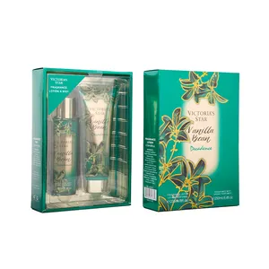 Caja de regalo de Perfume de 250ml para mujer, Set de Scenabella VICTORI'S STAR, vapor corporal y loción corporal de 236ml de larga duración