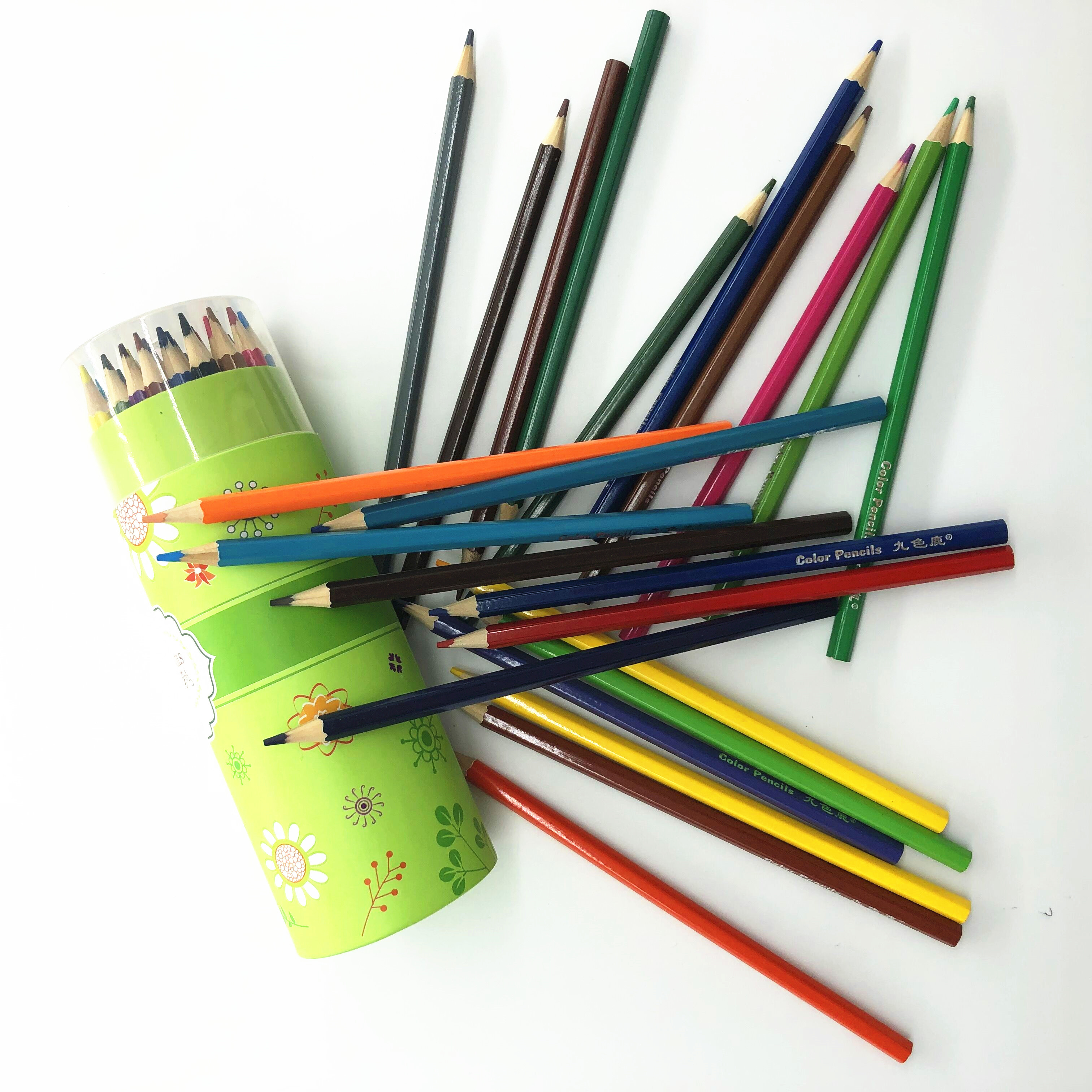 Детские художественные принадлежности для рисования разноцветный цветной карандаш набор цветных карандашей с мягким сердечником //