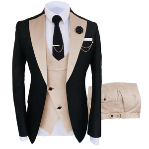 Nouveau Costume de <span class=keywords><strong>Mariage</strong></span> <span class=keywords><strong>Homme</strong></span> 3 Pièces Élégant et Raffiné pour Cérémonie et Soirée 2026 - Product Image 4