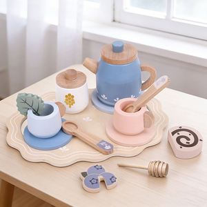 Juego de Té de Madera Premium Princess Time, Accesorios de Cocina, Juguetes para Fiestas, Juego de Imitación de Comida para Niñas Pequeñas - Product Image 4