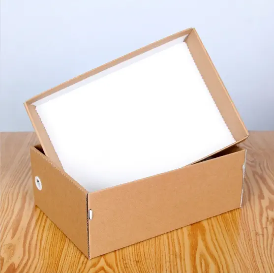 Wholesale New Designer Product Package Cardboard Sneaker Shoe Box With Custom Logo transparent shoe box shoe storage box