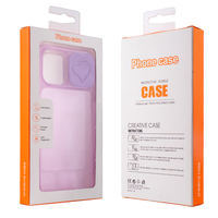Design d'emballage boîtier de téléphone portable en PVC avec autocollant de marque emballage personnalisé adapté pour iPhone Samsung Xiaomi