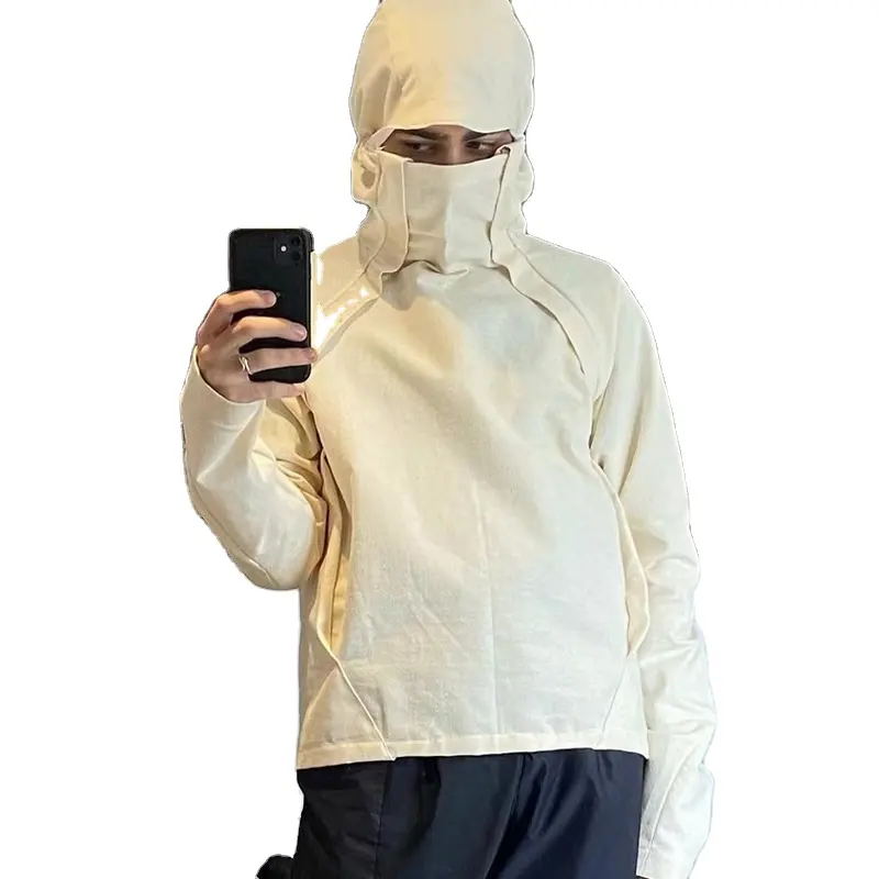 Customized logoCustom Men Parka Trench Coat Plus Size Hoodie Windbreaker Double Zip Men's Hoodie Waterproof Jacket
